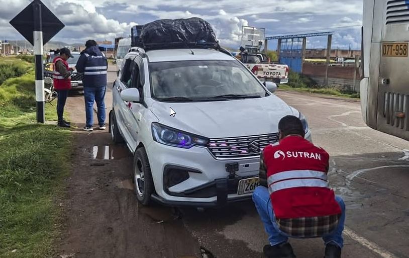 Puno | SUTRAN registra 132 Infracciones por transporte informal en lo que va del año Puno | SUTRAN registra 132 Infracciones por transporte informal en lo que va del año