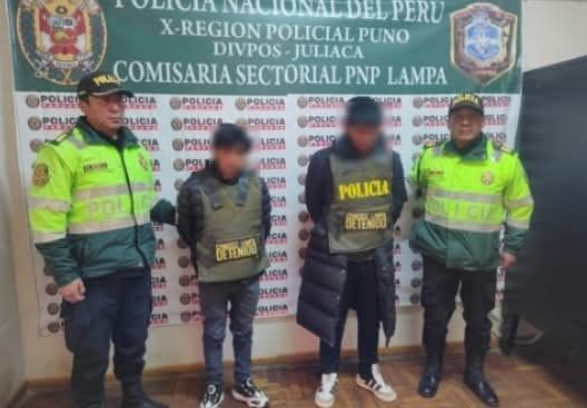 Lampa | Capturan a dos sujetos tras denuncia de robo armado en vivienda de Palca Lampa | Capturan a dos sujetos tras denuncia de robo armado en vivienda de Palca