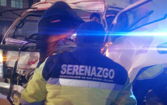 Juliaca | Choque en Av. Circunvalación deja herido y provoca fuga de vehículo implicado Juliaca | Choque en Av. Circunvalación deja herido y provoca fuga de vehículo implicado