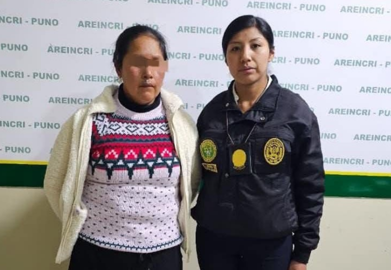 Puno | Mujer acusada de dar cloro a su pequeña hija fue intervenida por la Policía