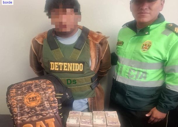 Desaguadero | Intervienen a hombre acusado de presunto lavado de activos en Desaguadero Desaguadero | Intervienen a hombre acusado de presunto lavado de activos en Desaguadero