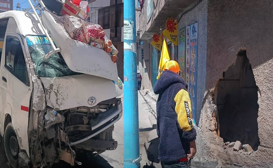 Puno | Accidente en avenida Circunvalación moviliza a la Policía y genera alarma vecinal Puno | Accidente en avenida Circunvalación moviliza a la Policía y genera alarma vecinal