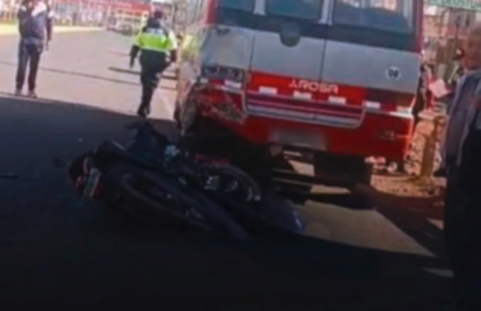 Juliaca | Accidente en Av. Mártires del 4 de Noviembre deja un herido trasladado al hospital Juliaca | Accidente en Av. Mártires del 4 de Noviembre deja un herido trasladado al hospital