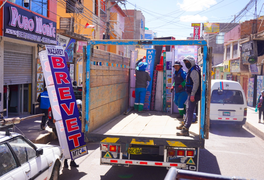 Juliaca | Municipio intensifica operativos contra ocupación ilegal de vías públicas Juliaca | Municipio intensifica operativos contra ocupación ilegal de vías públicas