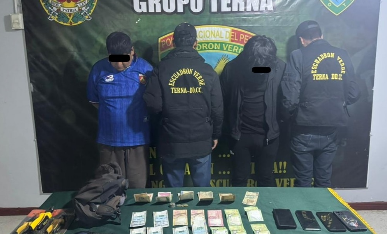 Puno | Intervienen a supuesta organización “Los Chukis de los Celulares” en operativo policial