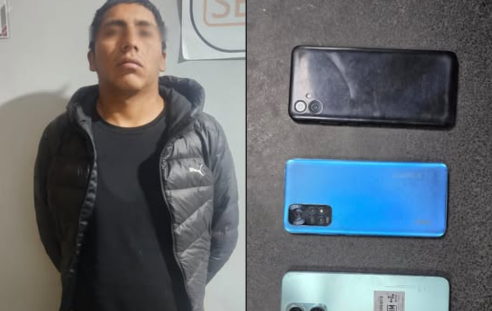 Juliaca | Policía captura en flagrancia a sujeto por hurto agravado y recupera tres celulares Juliaca | Policía captura en flagrancia a sujeto por hurto agravado y recupera tres celulares