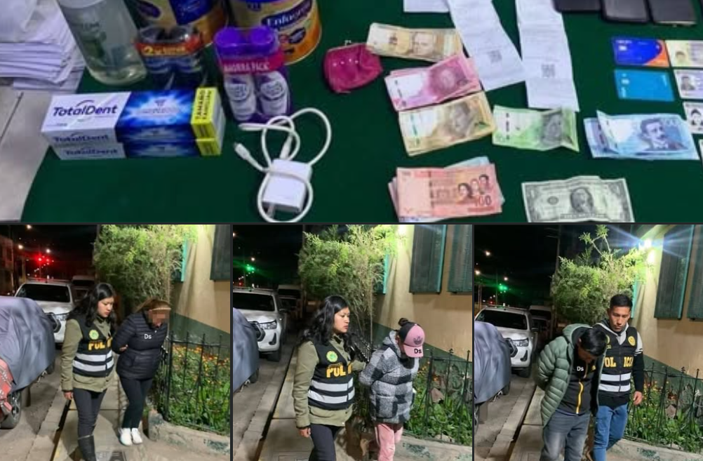 Puno | Caen tres integrantes de banda que hacía compras con tarjetas ajenas en la avenida Simón Bolívar
